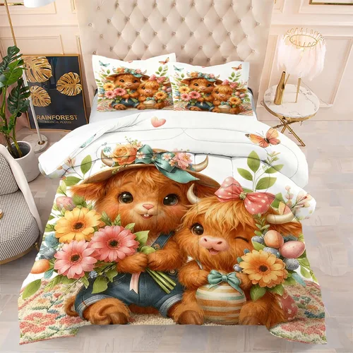 Vista 8 de Blue Wavy Stripes Comforter Set Twin Size 3D Optical Illusion Ocean Wave Bedding Set with 1 Pillowcase & 1 Comforter, Soft Geometric Blue White Bed