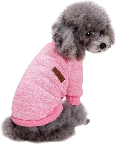Vista 18 de Jecikelon Ropa para Perros Suéter para Perros Ropa Suave para Cachorros Ropa de Invierno Suéteres para Cachorros Atuendo Cálido para Perros Pequeños