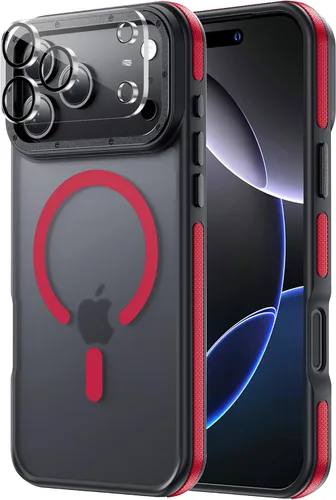 Vista 32 de Tigowos Funda Magnética para iPhone Air Compatible con MagSafe Resistente a Caídas de 16 Pies Cubierta Trasera con Sensación de Piel Mate a Prueba