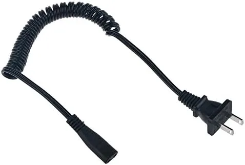 Vista 3 de PK - Cable de alimentación para Remington Shaver R-200s R-225 R-400 R-405 R-425 Cable