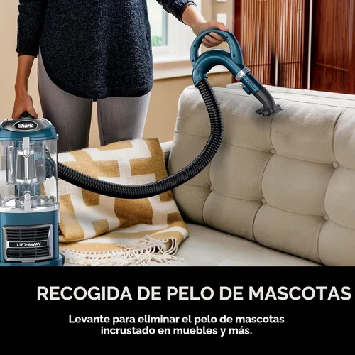 Vista 4 de Aspiradora vertical de Shark, Navigator con cepillo autolimpiable elevable, filtro HEPA, dirección giratoria, herramienta para tapicería