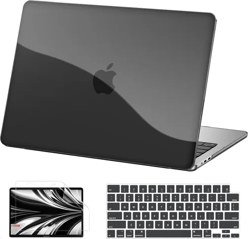 Vista 13 de AKIT Funda compatible con MacBook Air de 13 pulgadas M5 2026 2025-2022 M4/M3/M2 A3449 A3240 A3449 A3113 A2681, funda rígida delgada para laptop