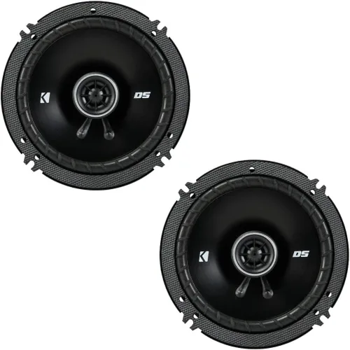 Vista 2 de KICKER Altavoces coaxiales DSC650 de 6.5 pulgadas (6.299-6.496 in), paquete de 4 ohmios
