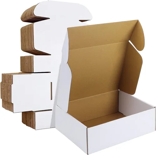 Vista 30 de HORLIMER - Juego de 50 cajas de envío de 4x3x2, caja de cartón corrugado marrón para embalaje de pequeñas empresas