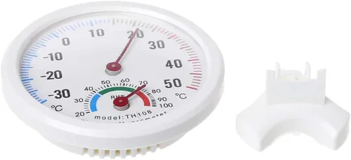 Vista 4 de Termómetro interior al aire libre higrómetro temperatura nuevo medidor de humedad termómetro interior medidor de humedad pluma barómetro termómetro