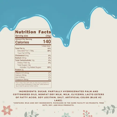 Vista 2 de KIDU Merckens - Bolsa de obleas de chocolate para derretir a granel, perfecta para sumergir, postres, hornear y más (2 libras, azul)