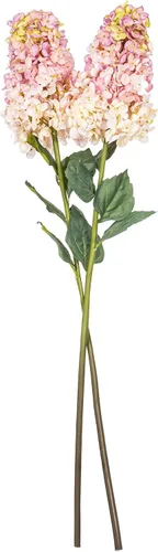 Vista 5 de Vickerman Espray de hortensias de cono artificial burdeos de 35.5 pulgadas, 2 por bolsa. Borgoña