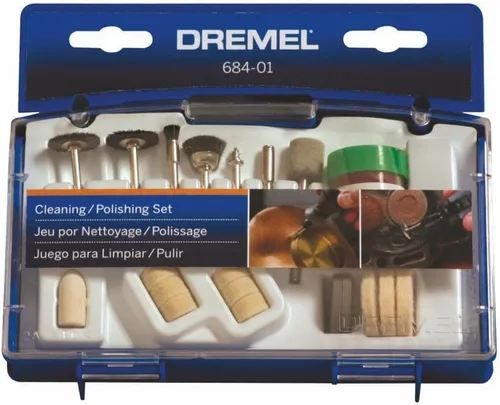 Vista 5 de Dremel Mfg 684-01 juego de pulido y de limpieza de 20