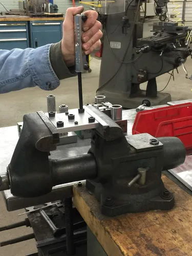 Vista 3 de EKLIND 20511 Llave hexagonal plegable con mango de acero – Juego de 5 piezas SAE pulgadas tamaños 3/16-3/8