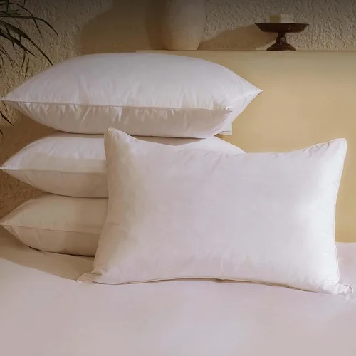 Vista 16 de BHZ Almohada estándar de plumas de ganso con funda de almohada de satén, almohada de cama de lujo de la colección de hotel para dormir, soporte