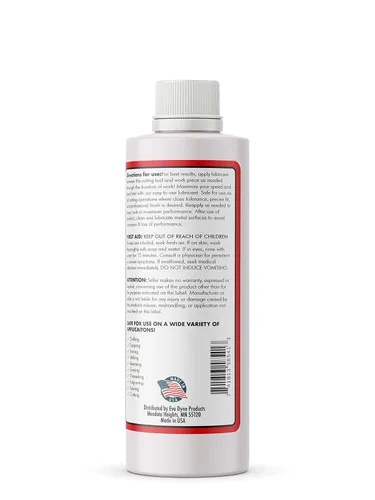 Vista 3 de Evo Dyne - Paquete de 2 fluidos de aceite de corte de 8 onzas, fabricado en Estados Unidos, aceite de corte de metal multiusos, aceite de corte