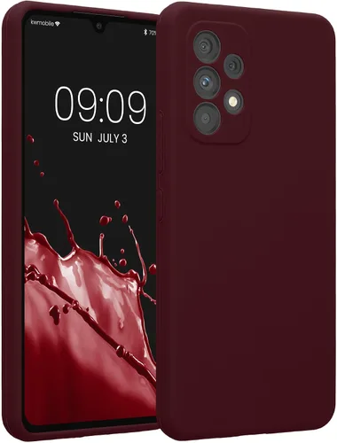 Vista 101 de kwmobile Funda compatible con Samsung Galaxy A14 5G - Funda delgada de silicona TPU para teléfono - Acabado suave al tacto - Piedra antigua