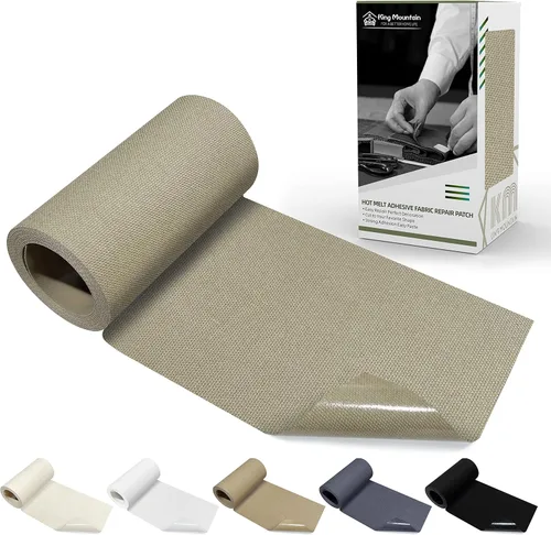 Vista 44 de KING MOUNTAIN Paquete de 20 parches de reparación termoadhesivos para pantalones vaqueros, kit de parches de mezclilla para jeans, 3 x 4-1/4 Cinco