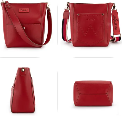 Vista 3 de Wrangler Bolsos de hombro para mujer con correa de guitarra