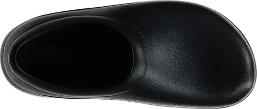 Vista 11 de Crocs Zuecos unisex para hombre y mujer en el reloj zapatos de trabajo antideslizantes Negro