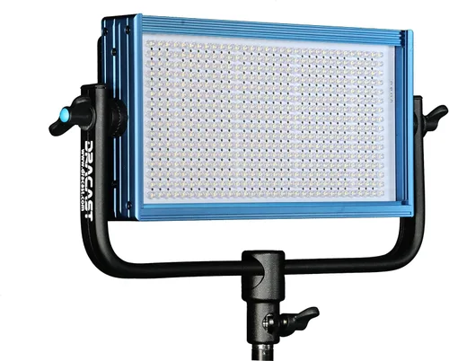 Vista 4 de Dracast Pro Series LED500 - Luz de video LED bicolor de 3200K - 5600K Regulable 0% - 100% CRI y TLCI 96+ Placa de batería de montaje en V