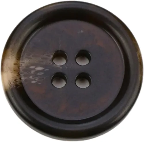 Vista 13 de 10 UNIDADES de Botones de Resina con 4 Agujeros, Redondos, con Patrón, Botones Planos para Costura, Botones Favoritos, Botones Básicos para Ropa