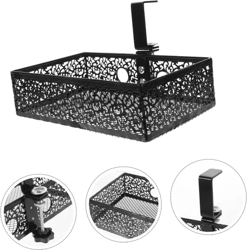 Vista 7 de Angoily Organizador de almacenamiento de escritorio con diseño de malla para oficina, hogar y dormitorios, soporte para documentos para papeles