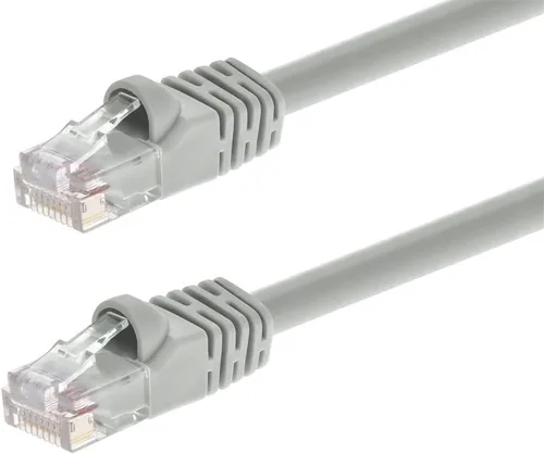 Vista 11 de 0.5FT 24AWG Cat5e 350MHz UTP Cable de red Ethernet de cobre desnudo - Negro