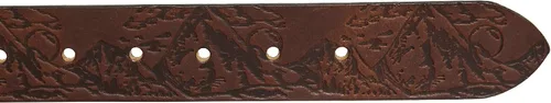 Vista 4 de Eddie Bauer Men's Casual Jean Leather Belts in Black, Brown, and Tan, Multiple Sizes