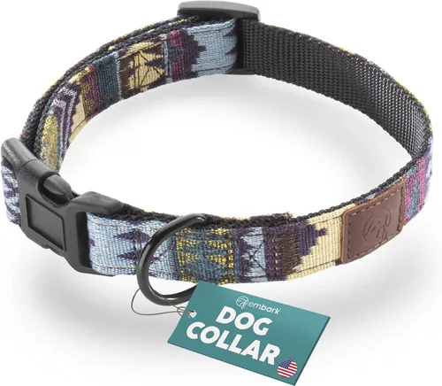 Vista 9 de Embark Adventure Collar para Perros – Collares de perro de nailon elegantes y duraderos para perros pequeños, cómodo collar para mascotas, collares
