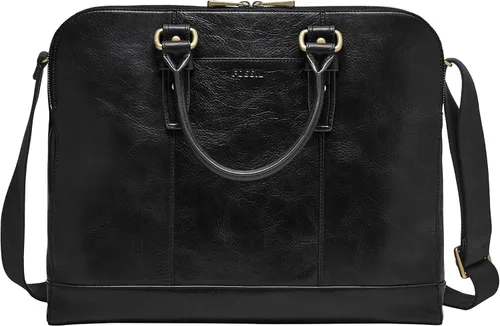 Vista 2 de Fossil Maletín mensajero de cuero para hombre