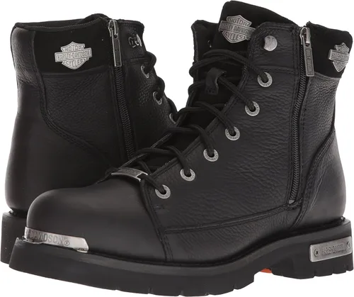 Vista 7 de HARLEY-DAVIDSON FOOTWEAR Botas de motocicleta Chipman unisex para adultos, Negro