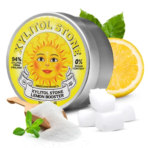 Vista 28 de Xylitol Stone Caramelos sin azúcar - Veganos y compatibles con dieta cetogénica, caramelos duros únicos sin azúcar - Dulces con 100% sabor natural
