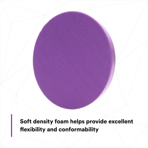 Vista 5 de 3M Painter's - Almohadilla de disco con Hookit 05778, 6 pulgadas, espuma de densidad suave