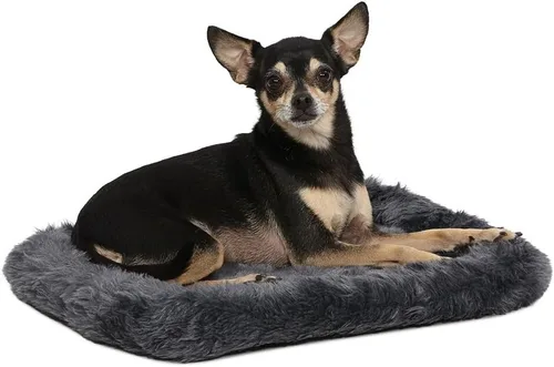 Vista 20 de Cama para mascotas con una almohada cilíndrica cómoda en el borde, lavable y secable a máquina; cama de fácil mantenimiento para criar y poner a tu
