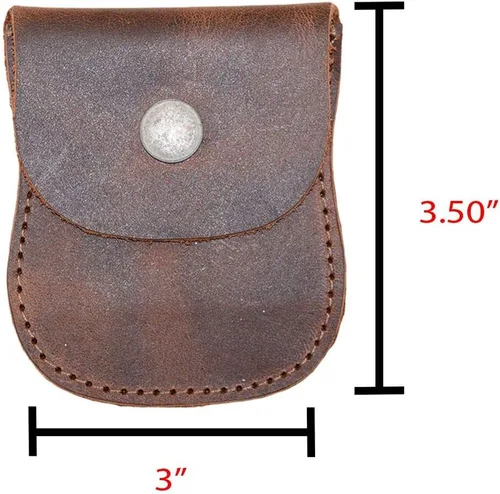 Vista 6 de Hide & Drink, Bolsa de monedas con curvas, estuche de bolsillo para centavos, bolsa rústica, accesorio de viaje, cuero de grano completo, hecho a