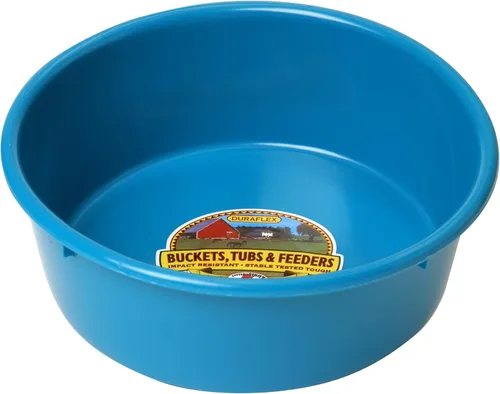 Vista 7 de Little Giant® - Palangana de plástico multiusos Sartén de alimentación Cubo de alimentación de ganado duradero y versátil Fabricado en EE. UU.