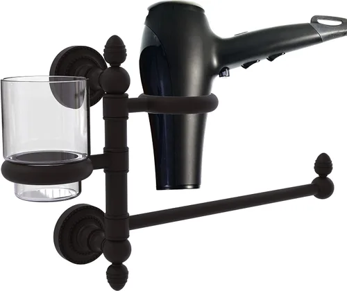 Allld #Allied Brass DT-GTBD-1-ORB Dottingham Collection Soporte y organizador para secador de pelo