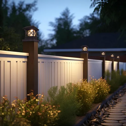 Vista 8 de Twinsluxes - Luces solares para postes solares al aire libre Impermeable LED para postes de madera de 3.5 x 3.54 x 45 x 5 en patio, cubierta