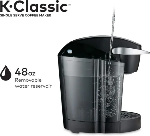 Vista 5 de Keurig K-Classic - Cafetera de una sola porción con 8 O'Clock The Original tostado medio, 32 cápsulas K-Cup