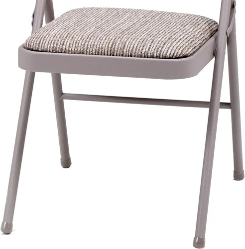 Vista 15 de MECO Paquete de 4 sillas plegables acolchadas, silla plegable de tela Corrin acolchada, cinabrio