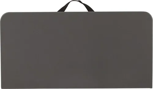 Vista 13 de Flash Furniture Dunham Mesa Cuadrada de Plástico Plegable para Eventos de 2.83 Pies con Asa de Transporte, Mesa de Banquete Bi-Fold para Eventos