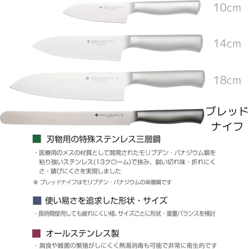 Vista 7 de Sori Yanagi cuchillo de pan 8.3 in