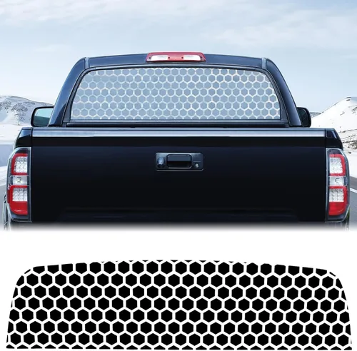 Vista 9 de Aunginsy Adhesivo para panel de vidrio para ventana trasera, compatible con Toyota Tundra 2007-2021, panel de ventana de puerta trasera