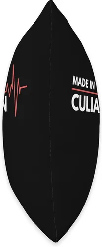 Vista 2 de Made In Culiacan Mexico Co. Inc. Made in Culiacan Mexico - Almohada para lugar de nacimiento, 16 x 16 pulgadas, multicolor