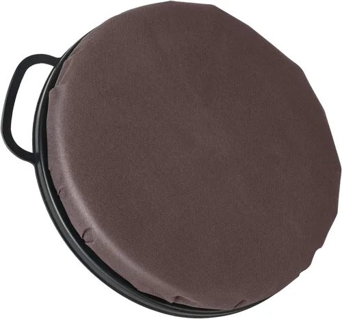 Vista 14 de Foxtune Asiento de Cubo Giratorio de 360 Grados, Tapa de Cubo de 5 Galones, Cojín de Asiento de Cubo Giratorio, Silencioso, Cómodo, Resistente al