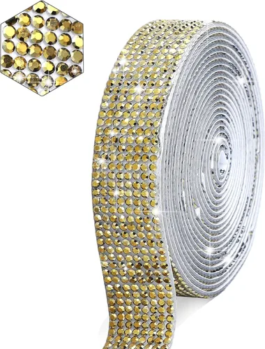 Vista 16 de Tiras autoadhesivas de diamantes de imitación de cristal para manualidades con diamantes de imitación de 0.079 pulgadas para manualidades, bodas