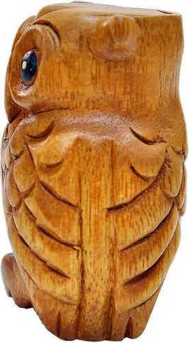 Vista 7 de Juego de 3 instrumentos de percusión de madera hechos a mano con forma de animales, rana de madera de 3 pulgadas, grillo de madera de 4 pulgadas