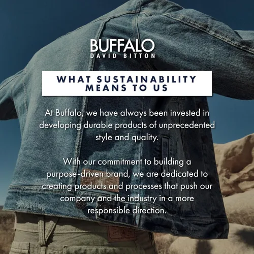 Vista 6 de Buffalo David Bitton pantalones vaqueros elásticos delgados para hombre