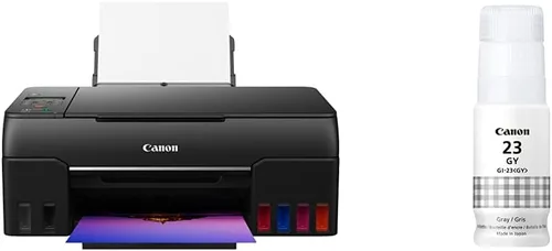 Canon PIXMA G620 - Impresora inalámbrica MegaTank Photo todo en uno [impresión, copia, escaneo], color negro con Canon GI-23 GY AMR