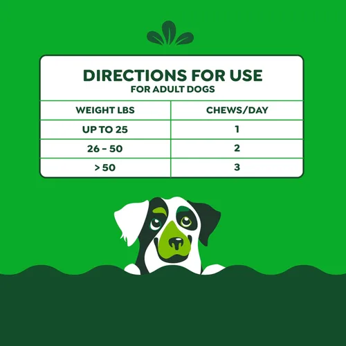 Vista 8 de Suplementos Greenies para la salud digestiva, probióticos para perros con sabor a pollo, bolsa de 7.8 oz. Paquete de 40 unidades.