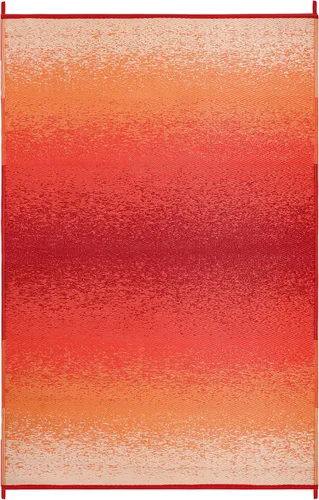 Vista 5 de Alfombra para exteriores, impermeable, lavable, reversible, resistente a las manchas, plegable, de plástico reciclado, para patio, caravana