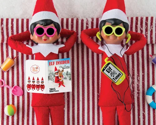 Vista 5 de MasterPieces Juego de rompecabezas – Paquete de 4 rompecabezas de 100 piezas para niños – Elf on the Shelf paquete de 4 – 8"x10