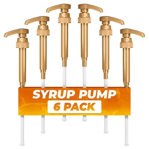 Vista 11 de Juego de 4 bombas de jarabe de botella ajustables con cerradura estilo laboratorio de 12.4 pulgadas de largo, entrega precisa de líquidos, a prueba