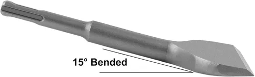 Vista 4 de Firecore 3 en SDS Plus cincel Bit Cincel inclinado en ángulo para taladro martillo 42CrMo herramienta de eliminación de azulejos para hormigón